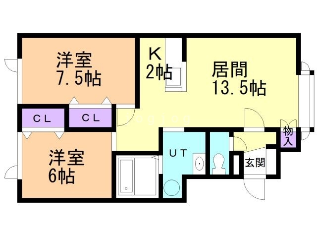 ビクトリー大通マンション（Ｂ）の間取り