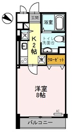 パークハイム弐番館　B棟の間取り