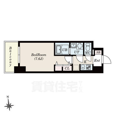 名古屋市南区駈上のマンションの間取り