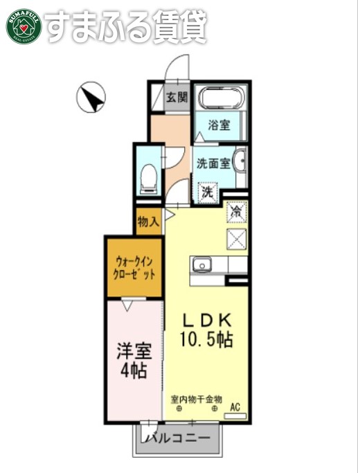 ファミールＴｅｔｔｏの間取り