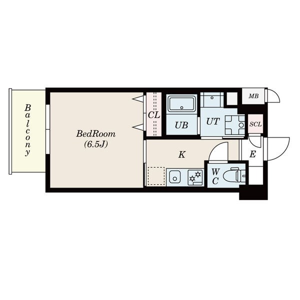 名古屋市西区浅間のマンションの間取り