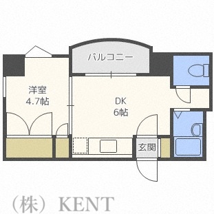 フォーライフ大通南の間取り