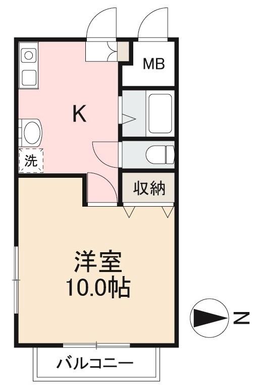 高松市仏生山町のマンションの間取り