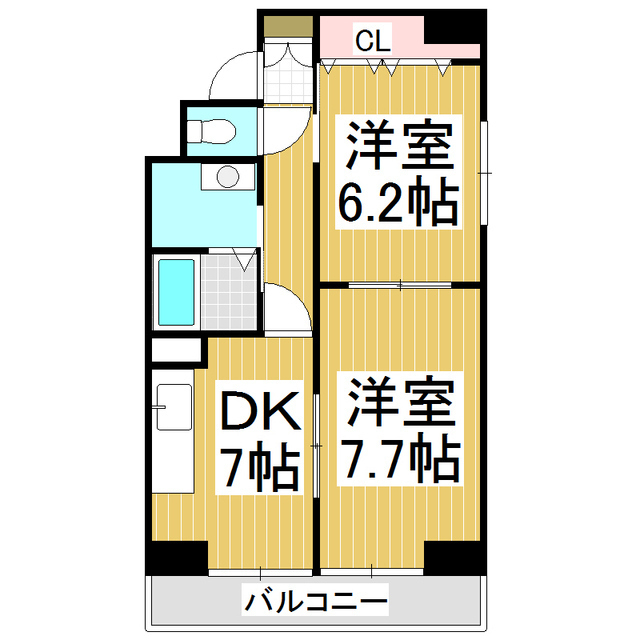 リバーサイドタワー　ＲＳＴの間取り