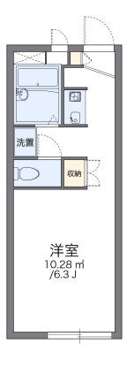 日高市大字高萩のアパートの間取り