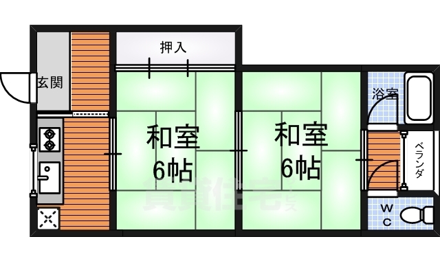 第二ナカノマンションの間取り