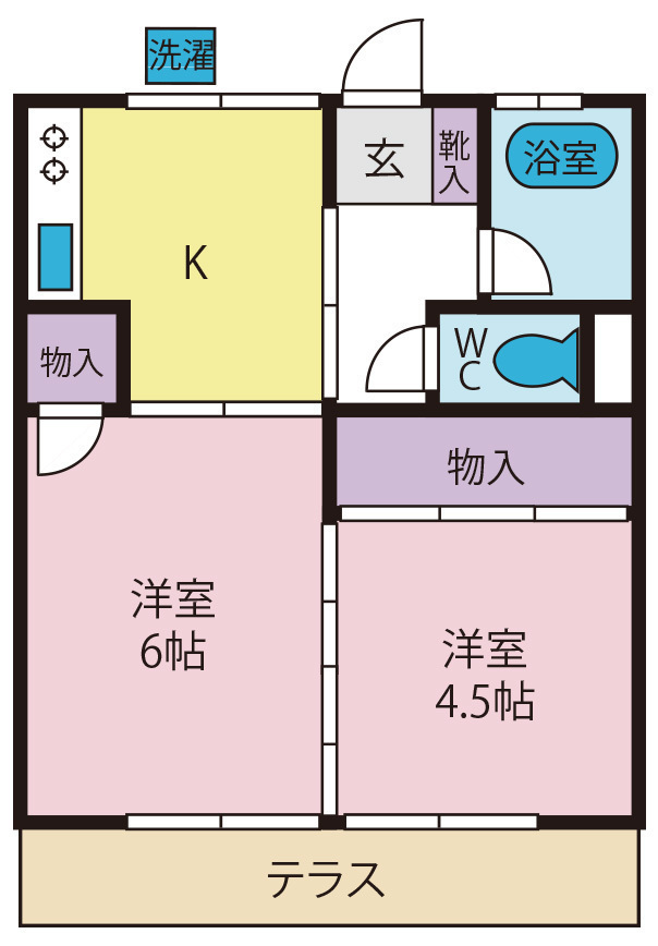 いちのせハイツの間取り