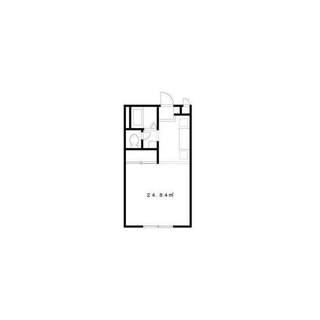 八王子市楢原町のアパートの間取り