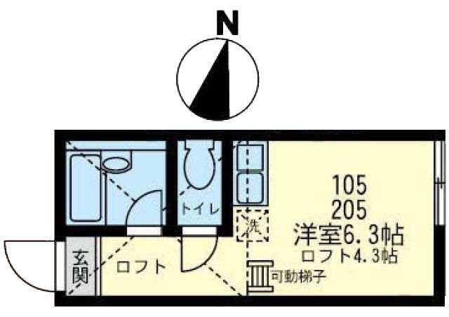 ユナイト戸手ハロルド・クレイトンの間取り