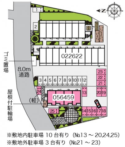 【クレイノ畑山IIの駐車場】