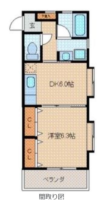 コンプリオ城南の間取り