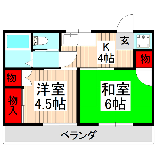 メゾン志木の間取り