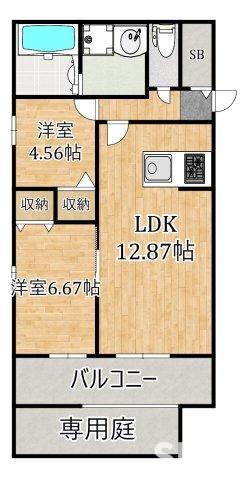 ABODE弐番館の間取り