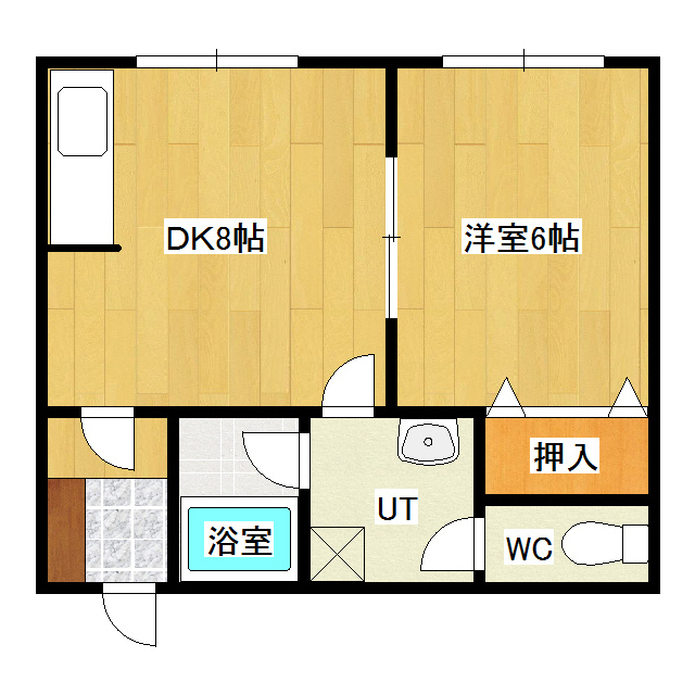 サンハイツ１の間取り