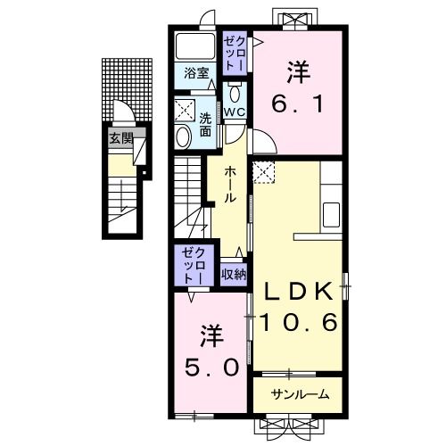 Casa・AvanzatoII_間取り_0