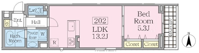 コリーヌ駒場池尻の間取り