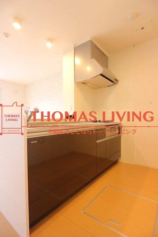 キッチン　お料理しながら家族と会話が楽しめます。