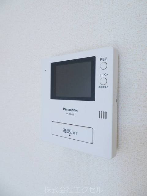 セキュリティ　来訪者の姿を確認できます。