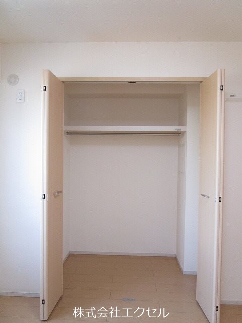 収納　クローゼット完備。