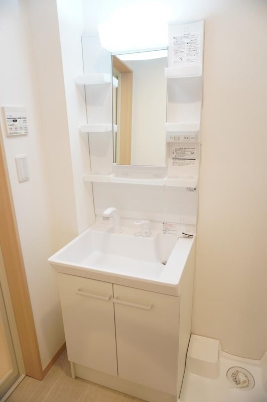 洗面設備　お掃除にも便利なシャワードレッサー