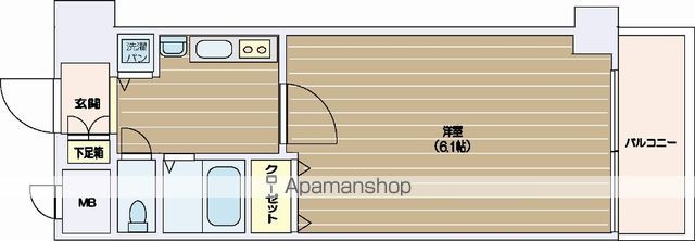 プレサンス心斎橋ザ・スタイルの間取り写真