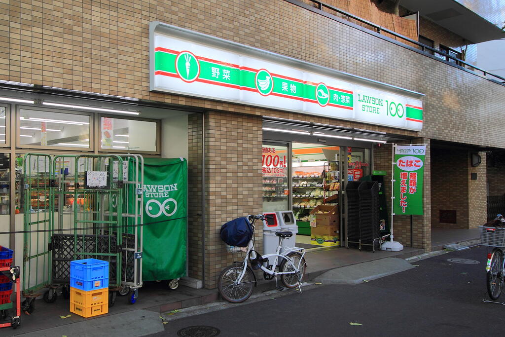 コンビニ　ローソンストア100中野新井4丁目店（コンビニ）まで244m