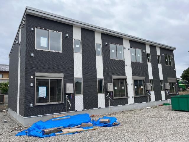 エントランス　建築現場