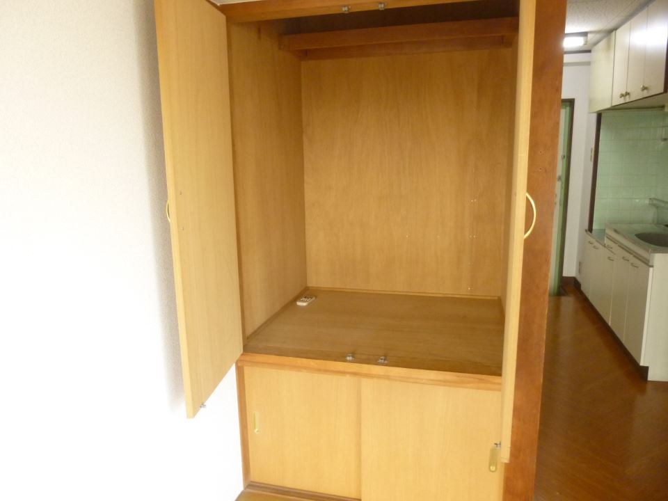 収納　上下２段収納です