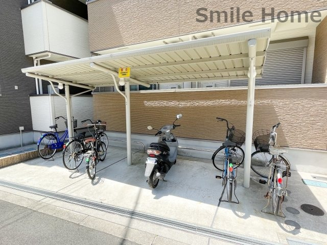 その他共有部分　自転車はこちらに置けます