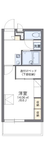 レオパレスフローレセアの間取り写真