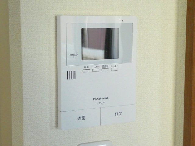 セキュリティ　カメラ付きインターホン。