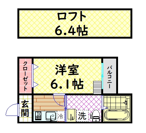 シュトゥルデール幸通の間取り写真