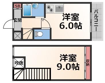 メゾン新今里の間取り写真