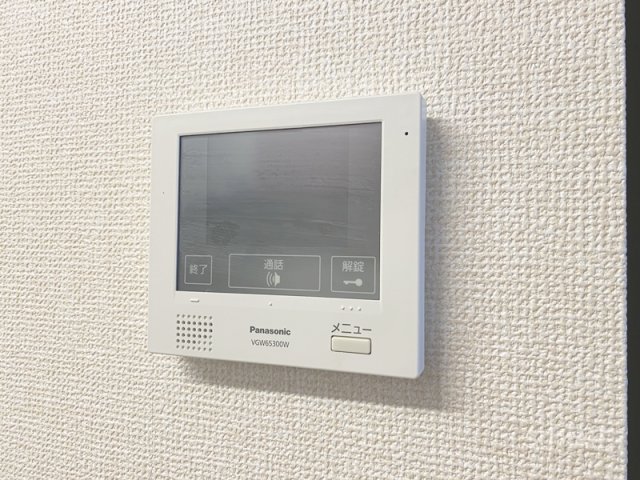 セキュリティ　安心のモニター付きインターホン！