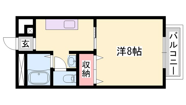 ハイネス本荘の間取り写真