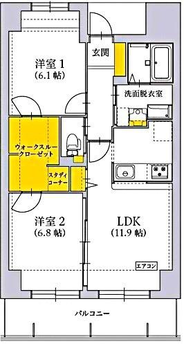 グラン トガリーゼの間取り写真