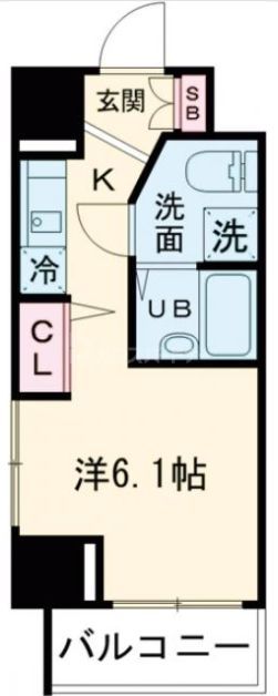 THEパームス新小岩の間取り写真