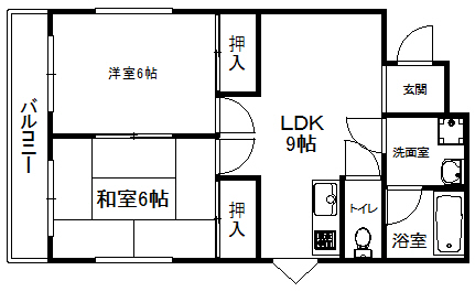 マンション太田の間取り