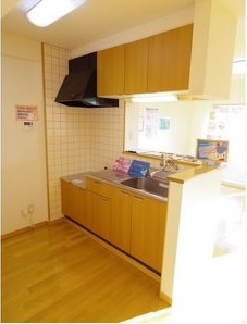 キッチン　対面式キッチン　お喋りしながらお料理出来るョ