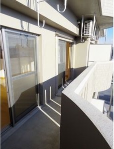 バルコニー　今日もいい天気♪　気分もUPだね！