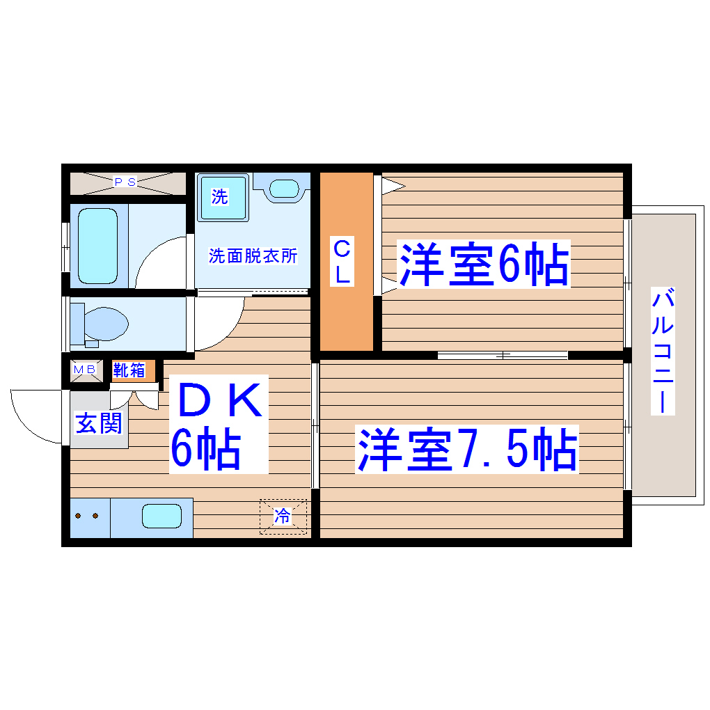 アルファ上余田VIの間取り