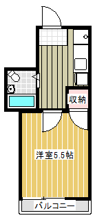ハイツ川越の間取り写真