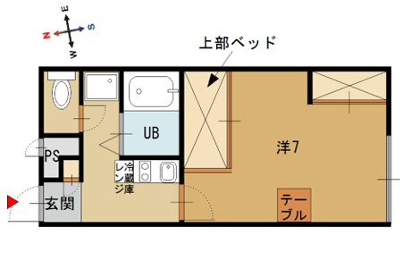 ピコ白鳥の間取り