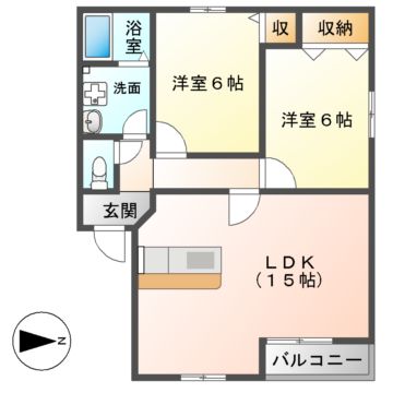 パークメゾン加茂川の間取り