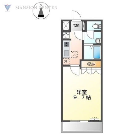 新潟市東区有楽のアパートの間取り