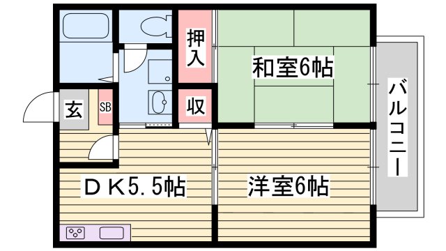 サンライズＭの間取り