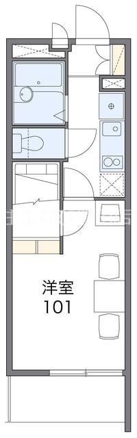 レオパレス三河豊田の間取り