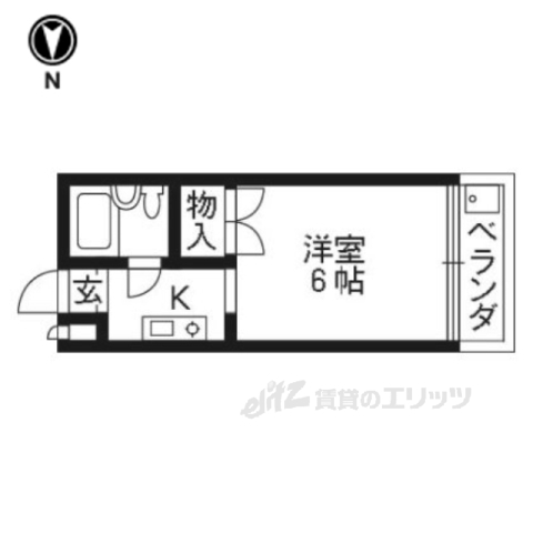 梅の宮マンションの間取り