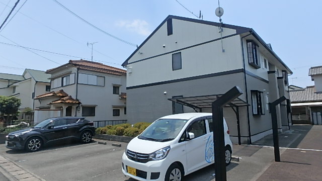 加古郡播磨町西野添のアパートの建物外観