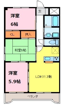 グラードの間取り